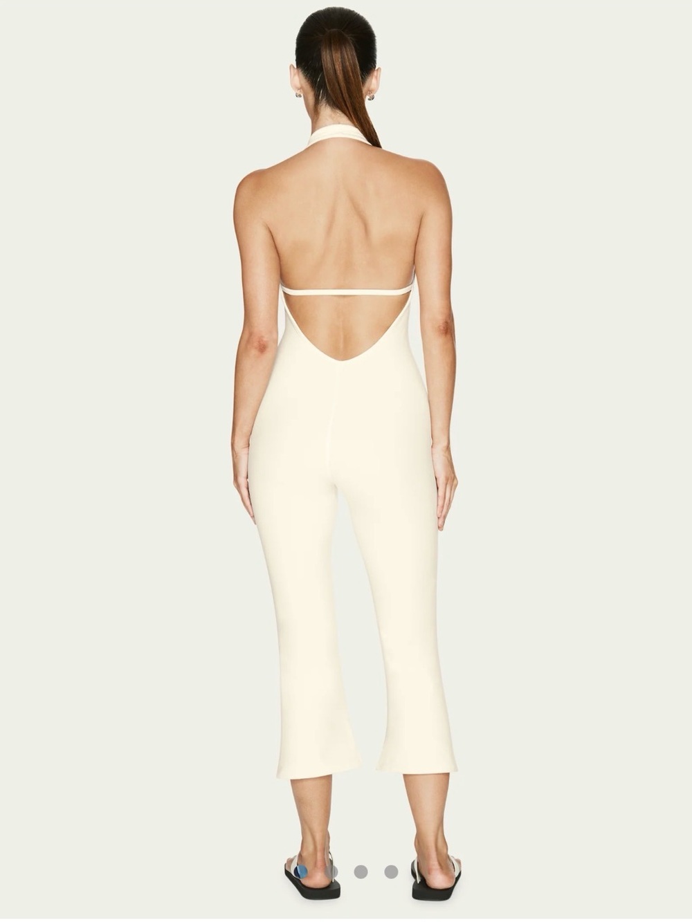 437 The Halter Onsie Cream - Picture 3 of 12
